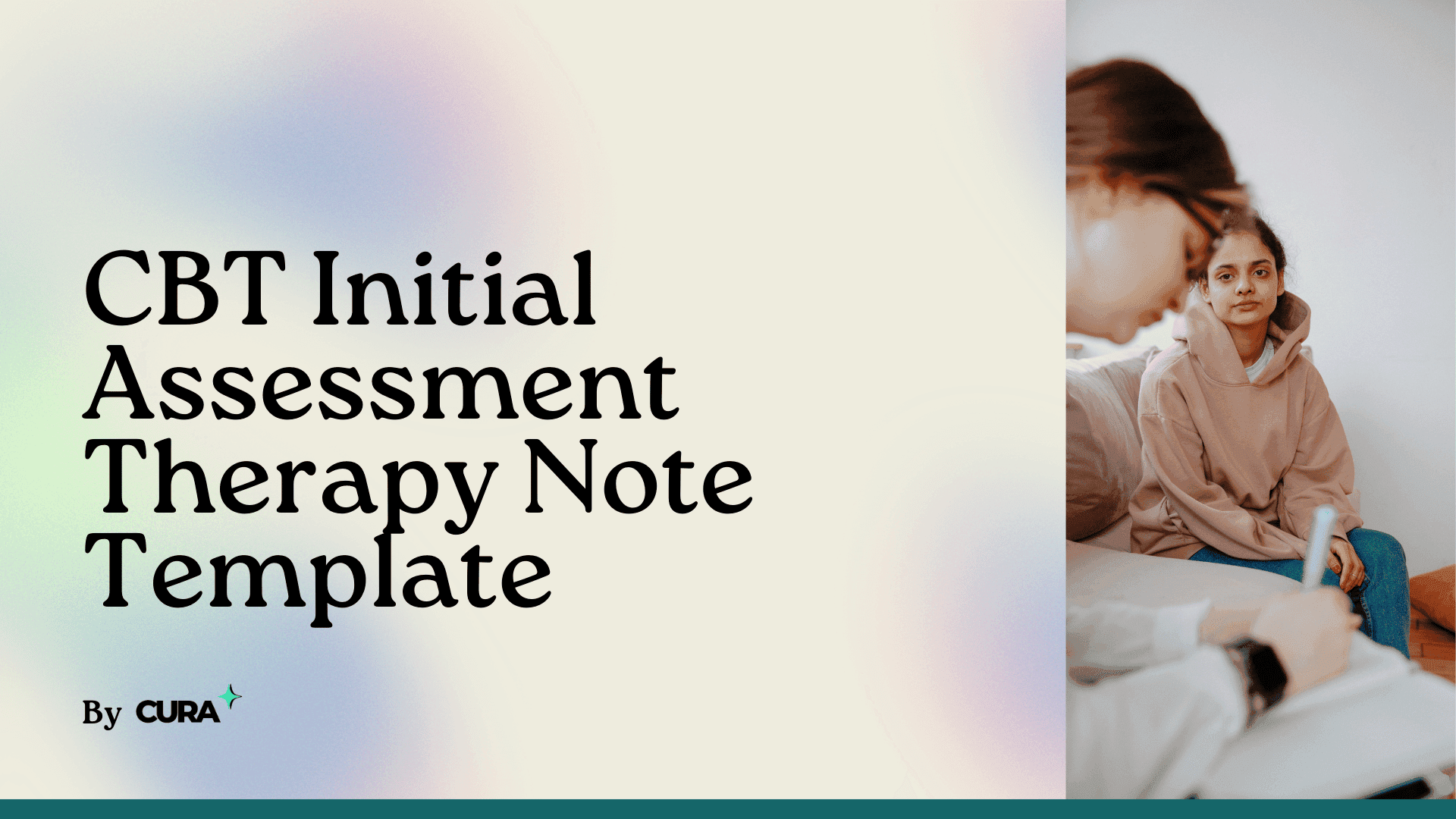 CBT Initial Assessment Therapy Note Template