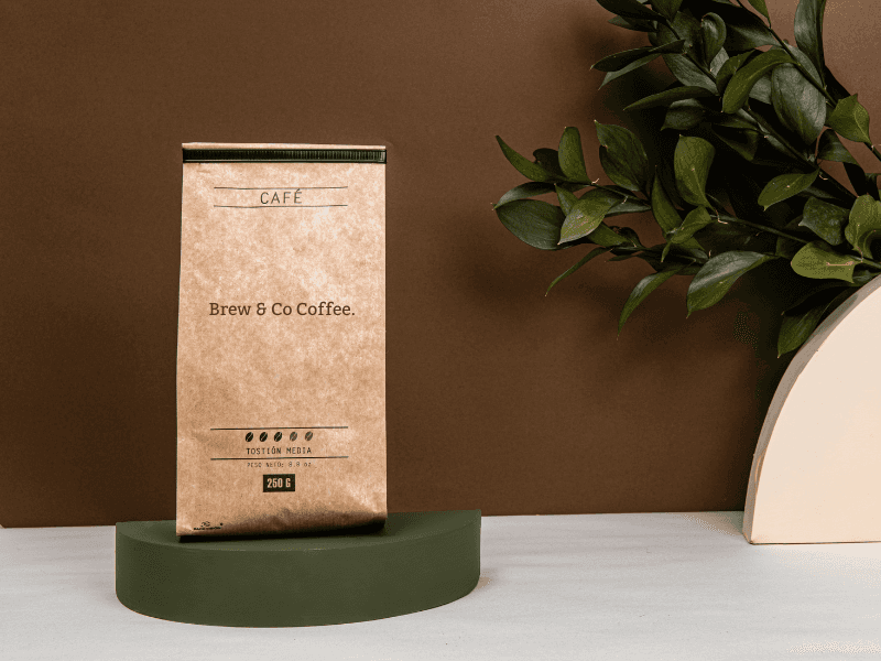 a coffee bag product design