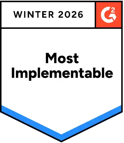 RiskProfiler recognized as G2 Most Implementable – Winter 2026