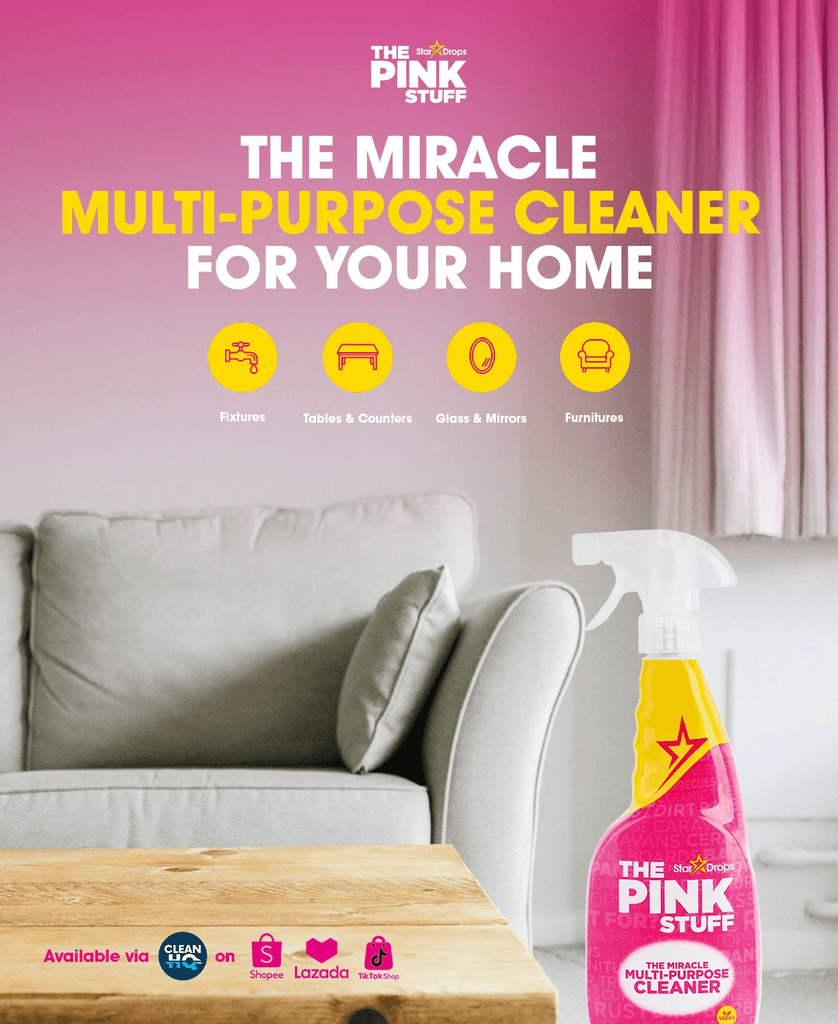 Social media design for The Pink Stuff