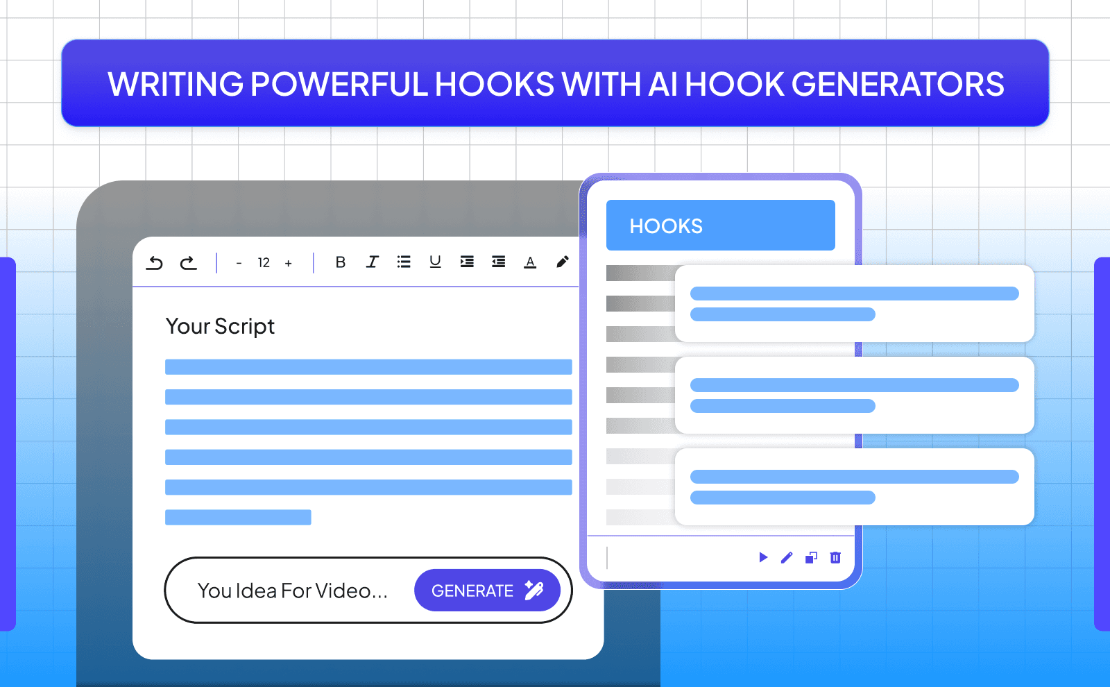 Writing powerful hooks with AI hook generators