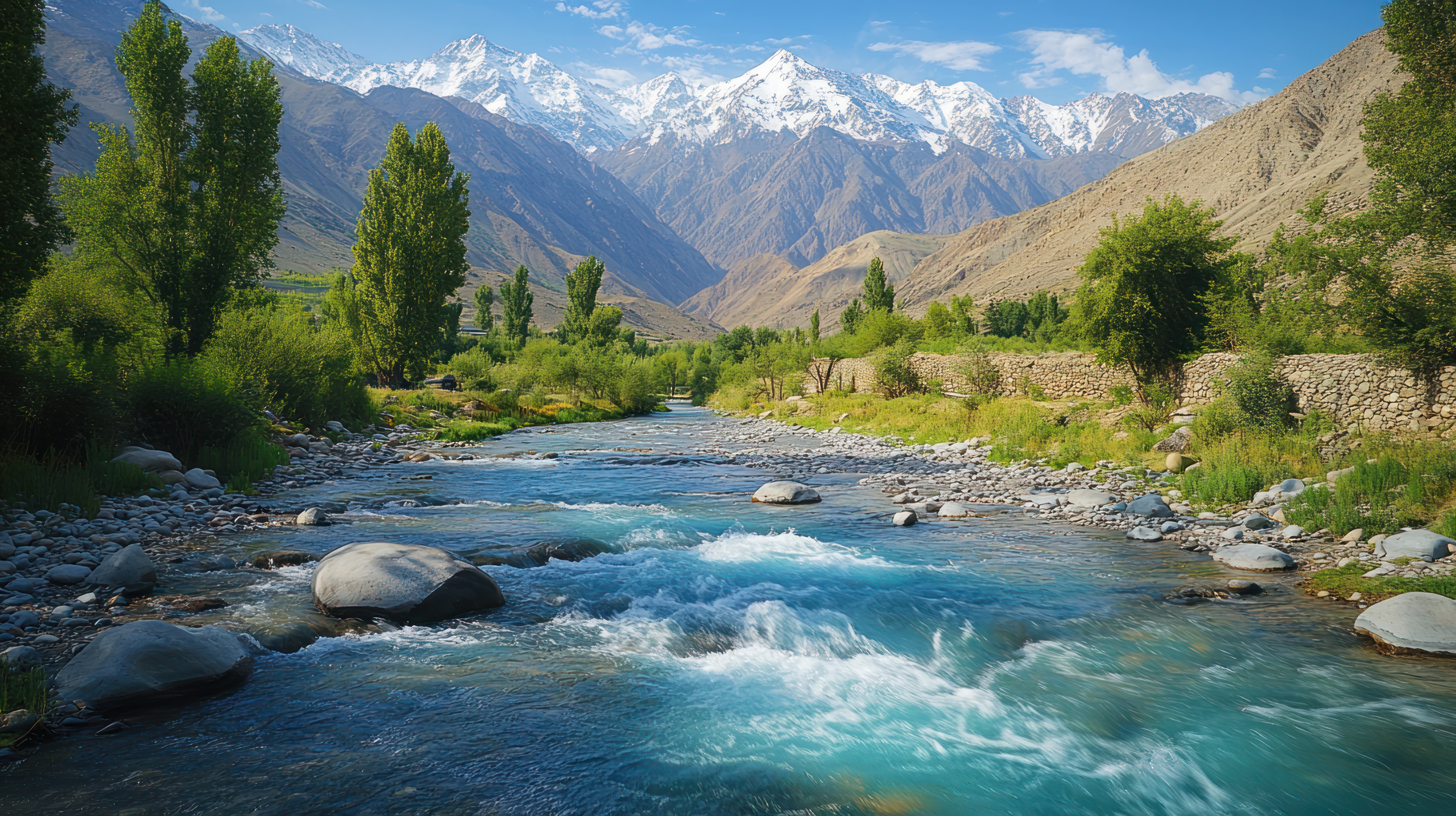 a black and white living room with a large tv