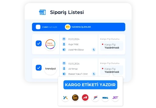 N11 Siparişleriniz İçin Toplu Kargo Etiketi Yazdırma