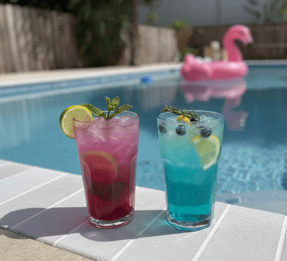 Poolside cocktails perfect for celebrating, relaxing and soaking Floridan sunshine