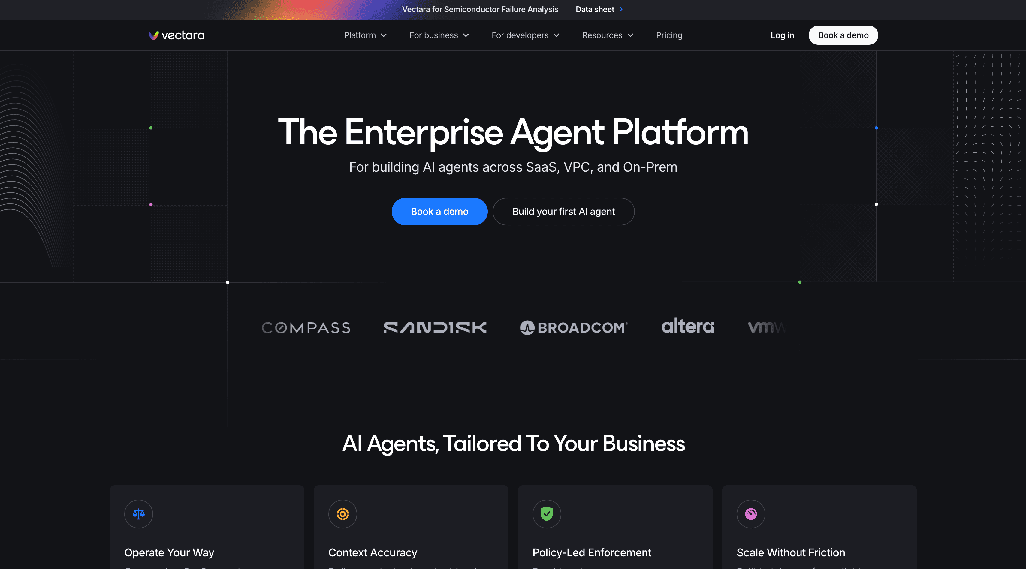 Vectara - enterprise Agent platform