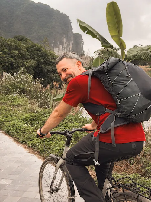 Cu bicicleta în Ninh Binh