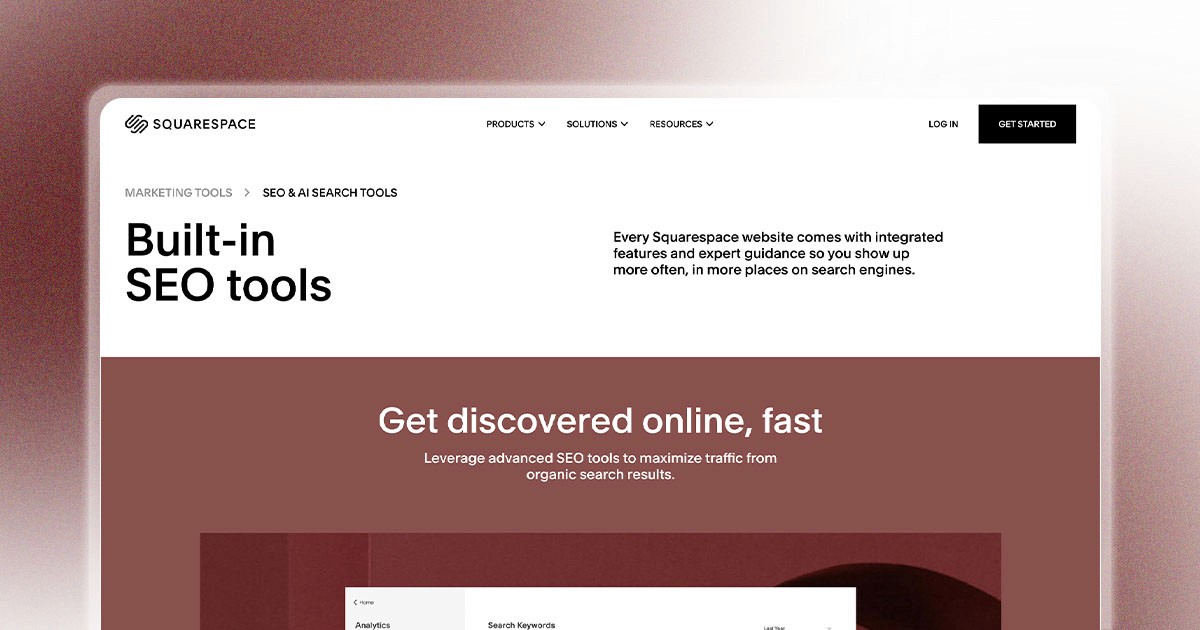 Squarespace website builder