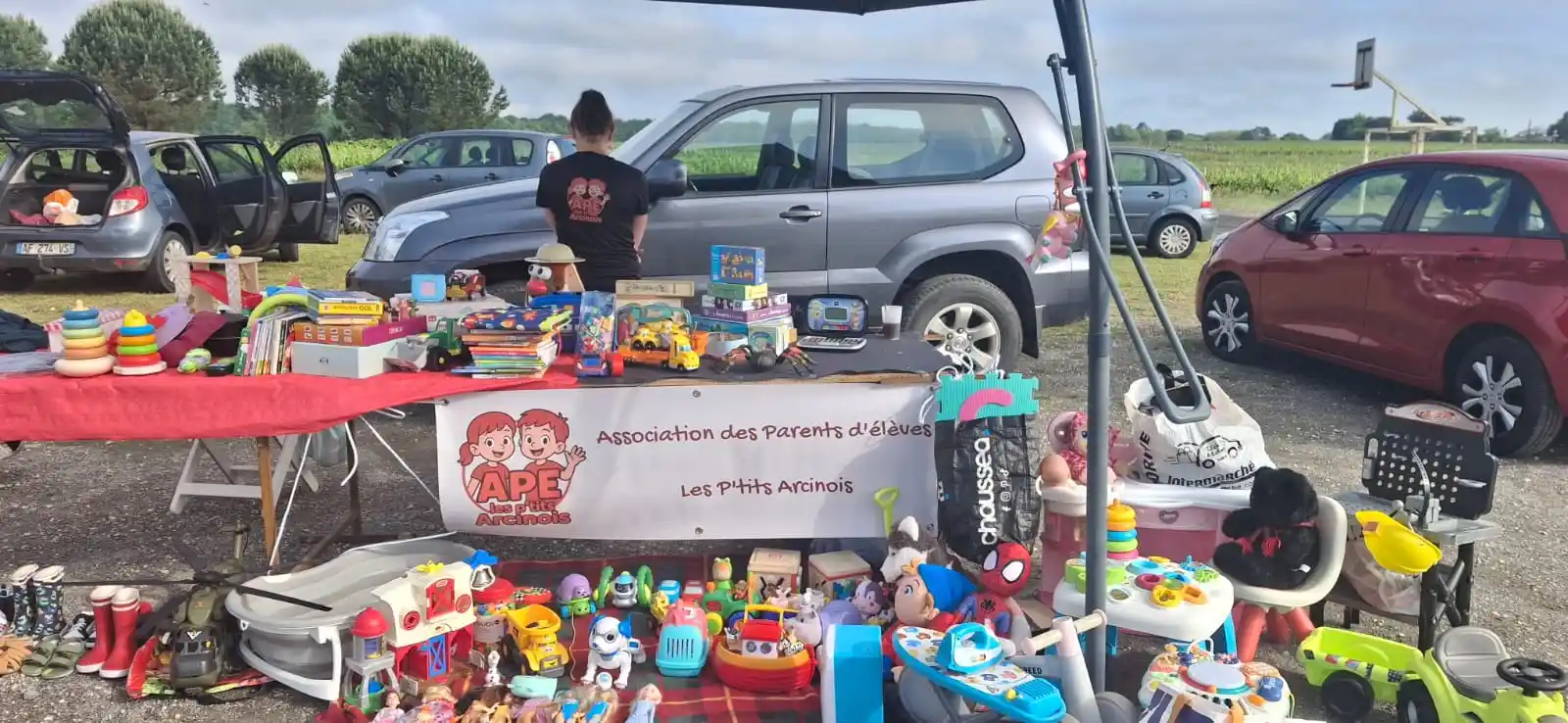 Stand de l'association Ptits Arcinois