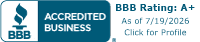 JKH Construction Inc BBB Accredited Business seal