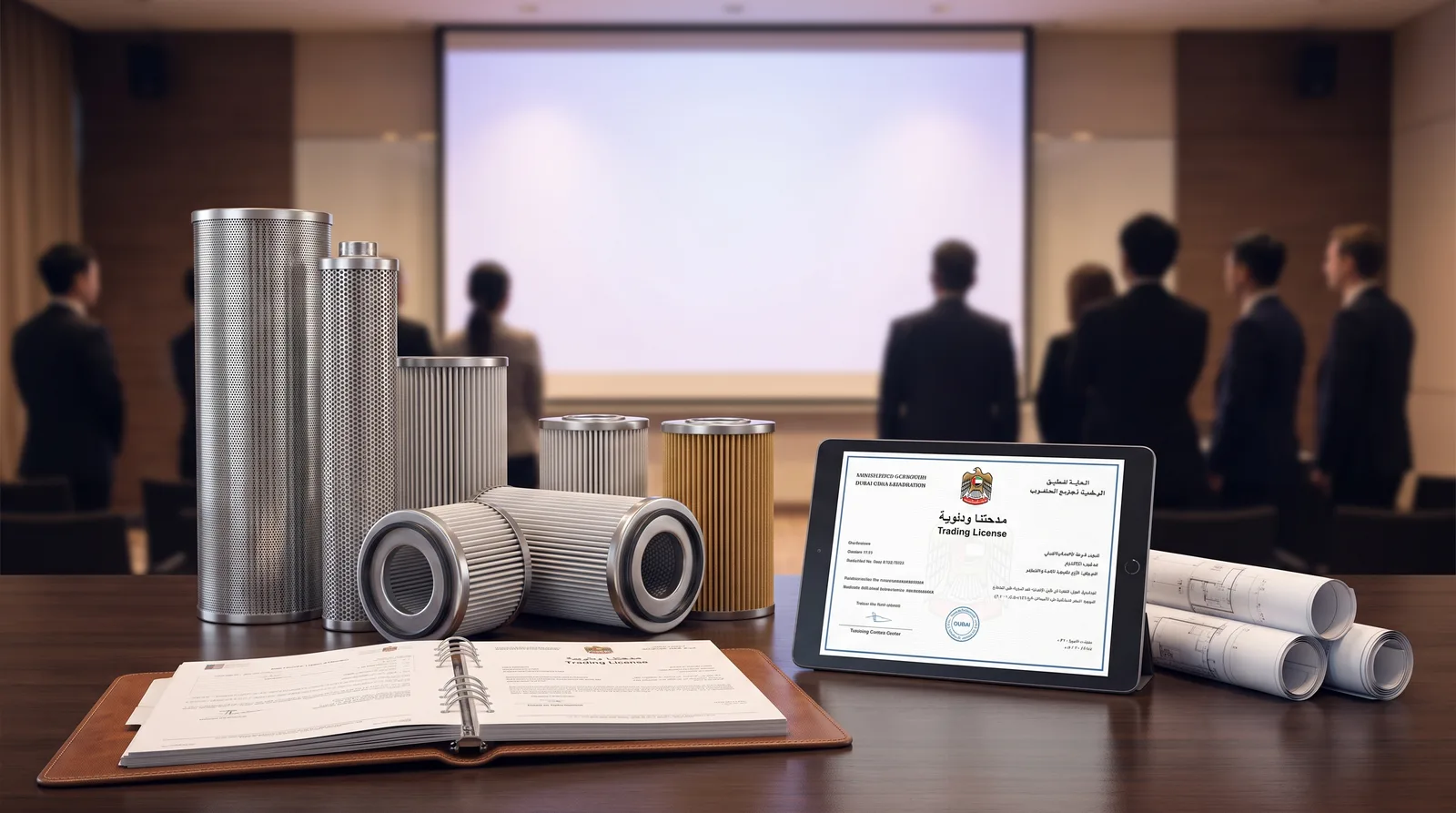 Industrial filters trading license in Dubai
