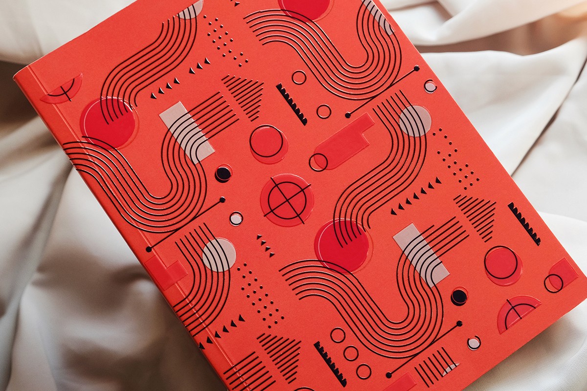 Notebooks, planners, corporate merch, souvenir products, uv dtf stickers for Stationery brand produced with uv dtf printing.