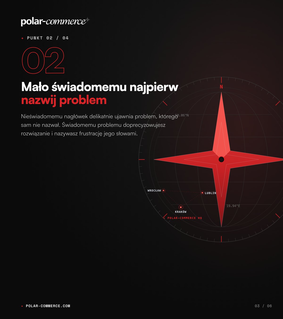 Mało świadomemu najpierw nazwij problem