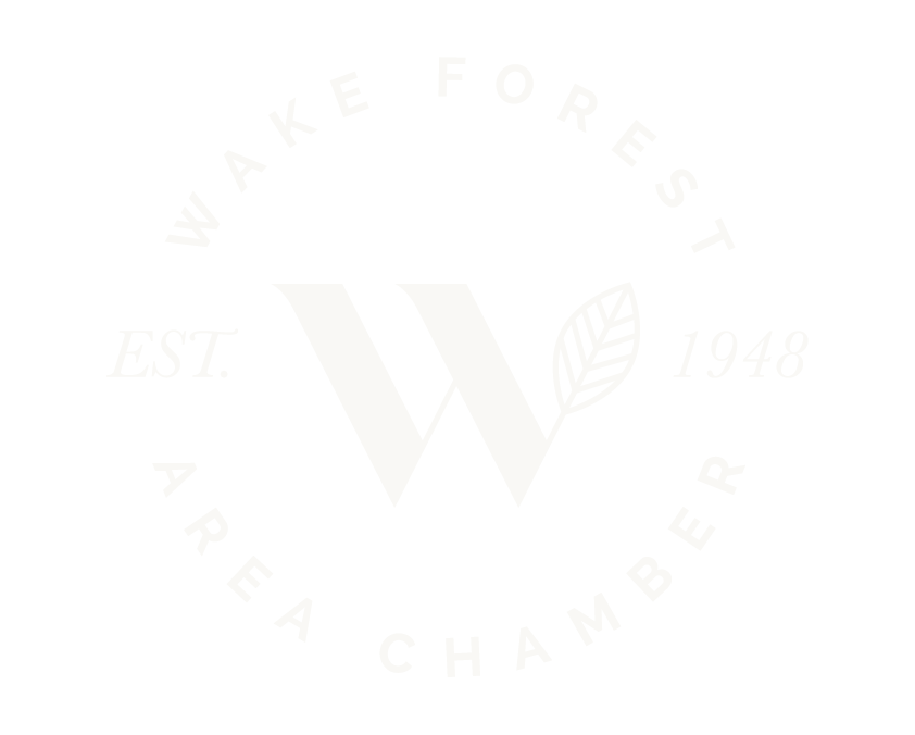 Logo of the Wake Forest Chamber of Commerce.