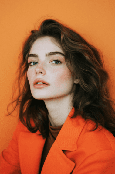 Profile of a young lady