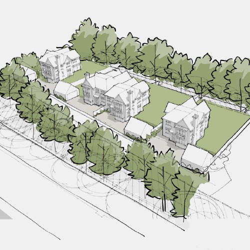 Bastion sketch of multiple properties