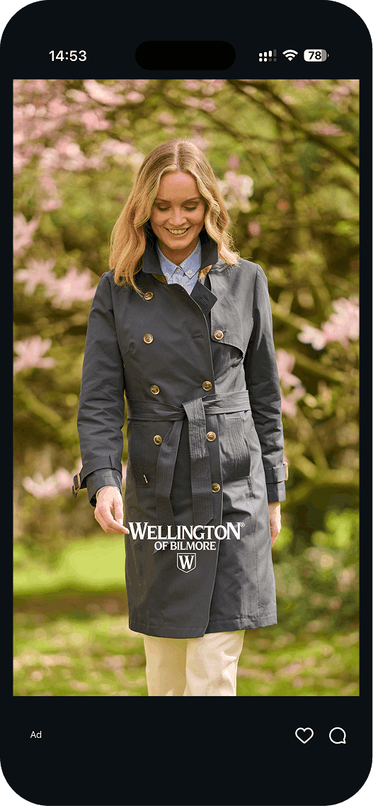 Fashion ad for OH APRIL