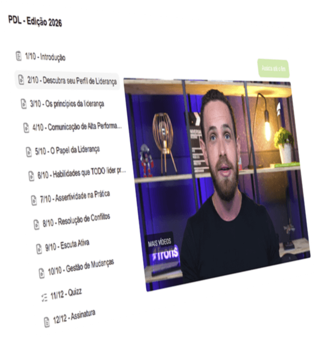 imagem de um curso em andamento