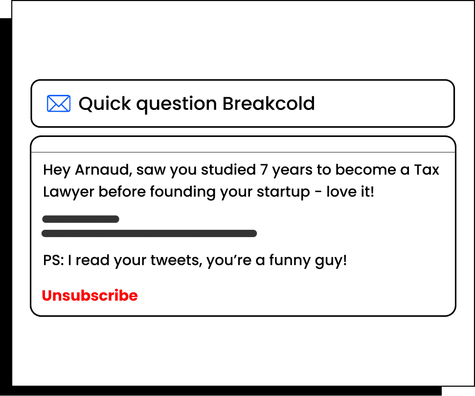 Cold Email vs Spam Unsubscribe Link | Breakcold