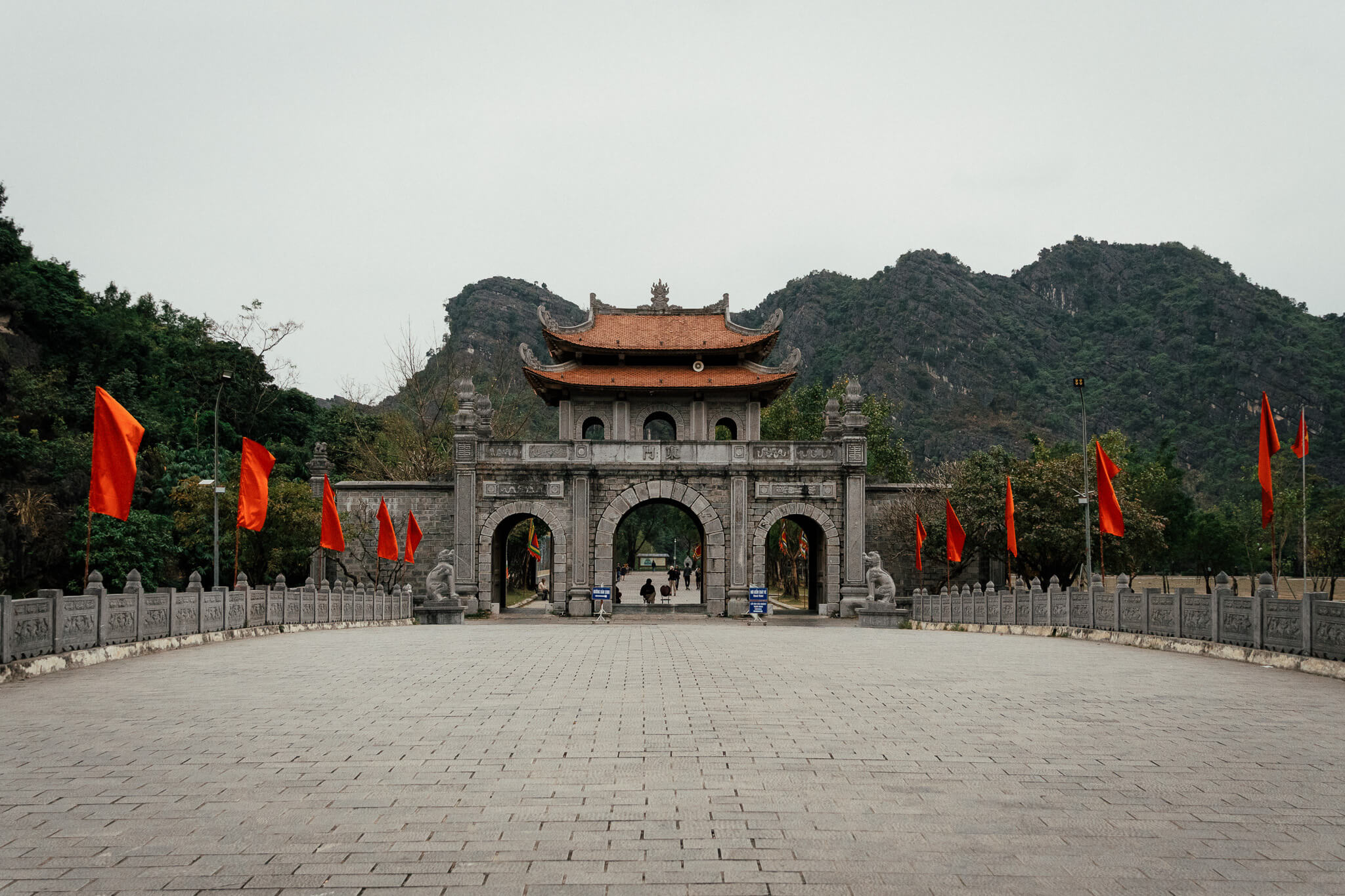 OLD GATE IN NINH BINH, VIETNAM
