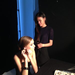 Backstage photo shooting for Monaco Bijoux by Suzaku Productions