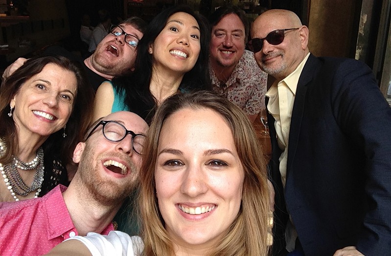 group photo of seven people