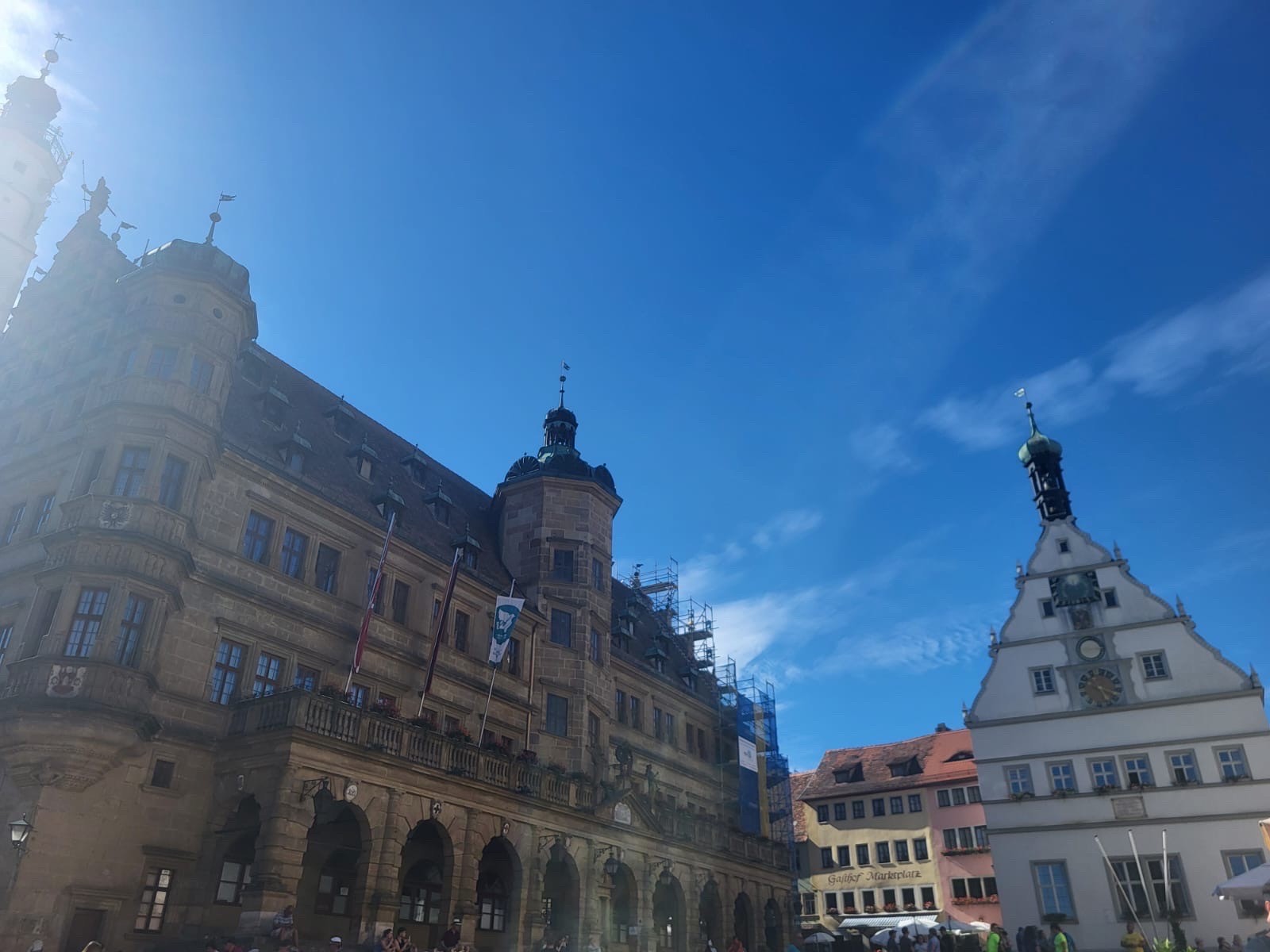 Rothenburg ob der Tauber Marktplatz und Rathaus