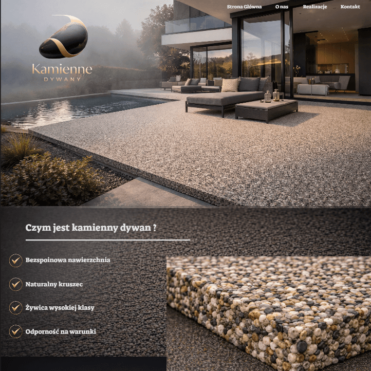 Projekt strony usługowej – nowoczesny design i struktura konwersji