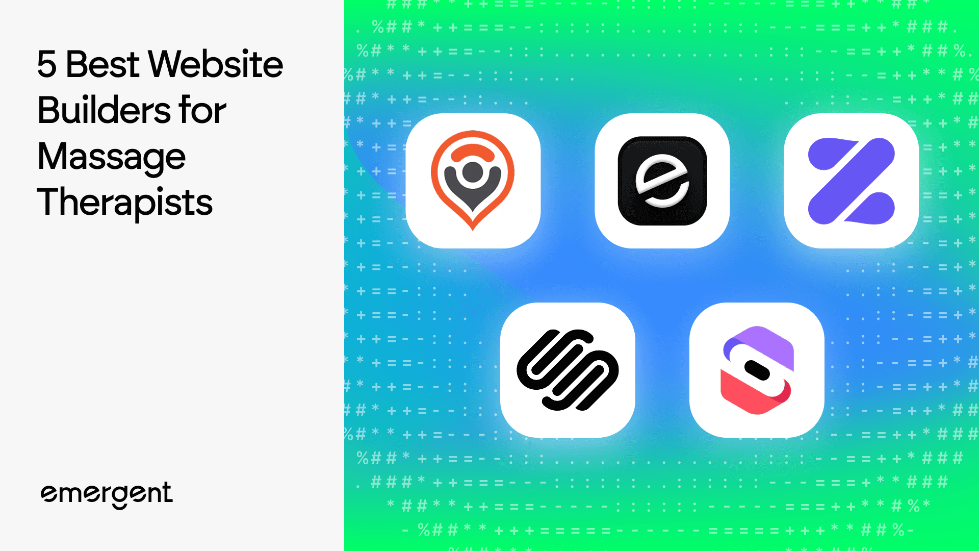 5 Best Website Builders for Massage Therapists