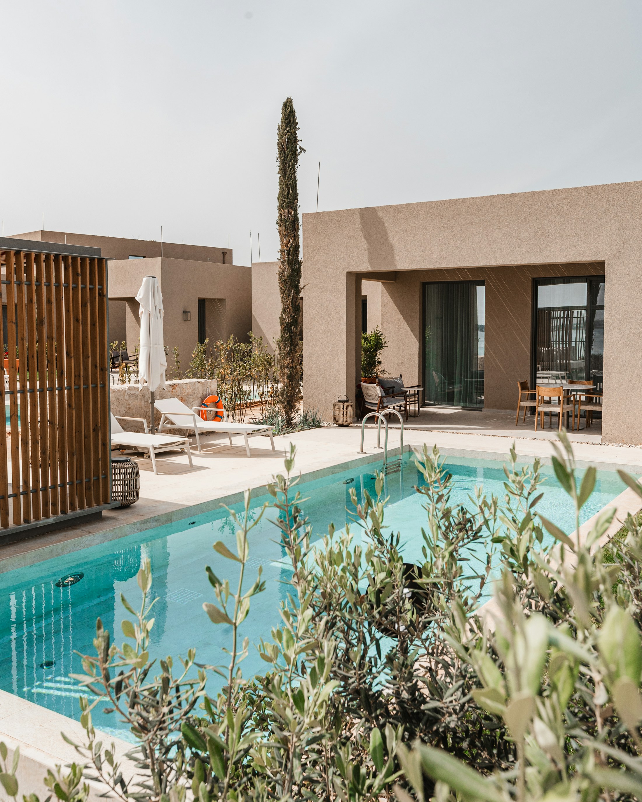 Aspro's courtyard pool