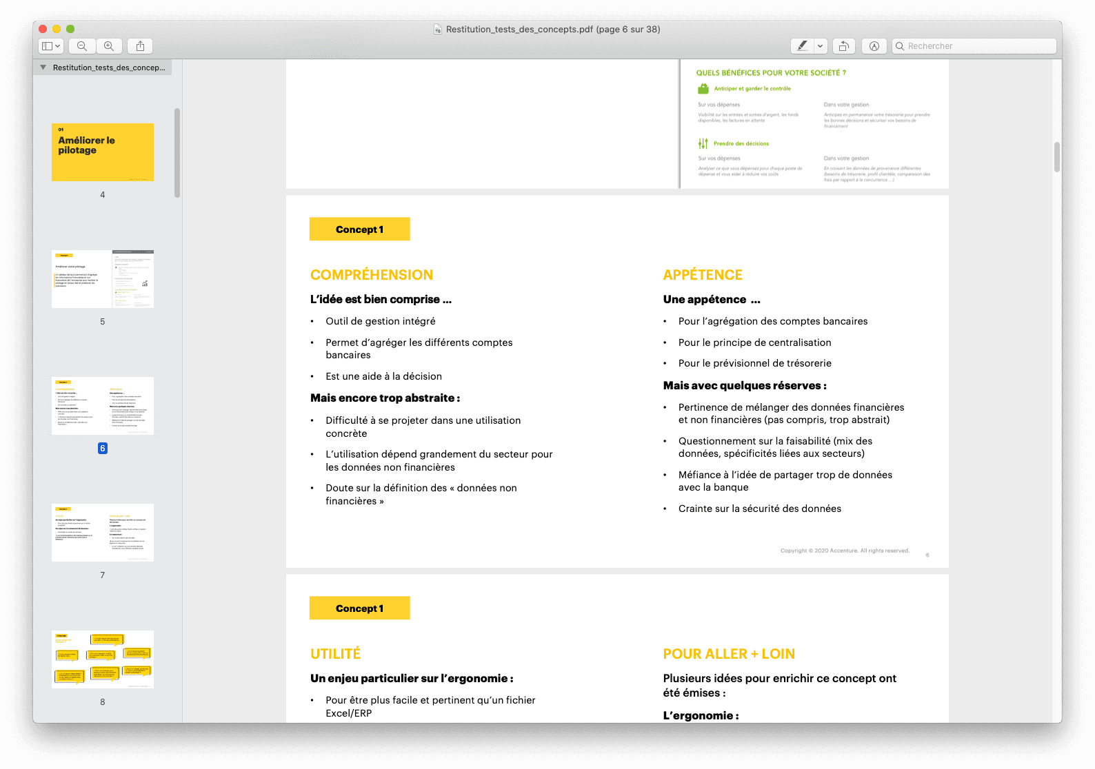 Get client feedback