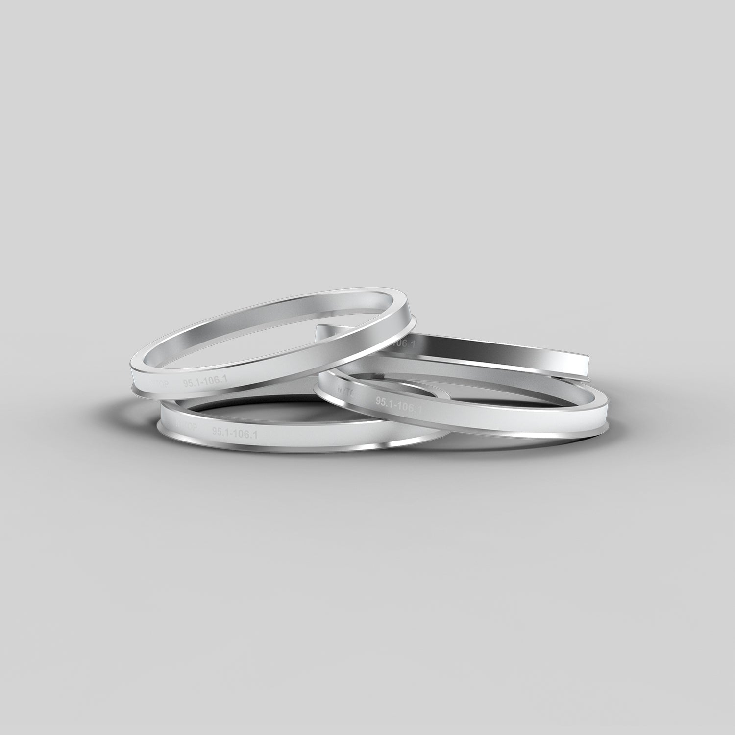 NYTOP | 106.1 mm to 95.1 mm Hub Centric Adapter Ring Kit