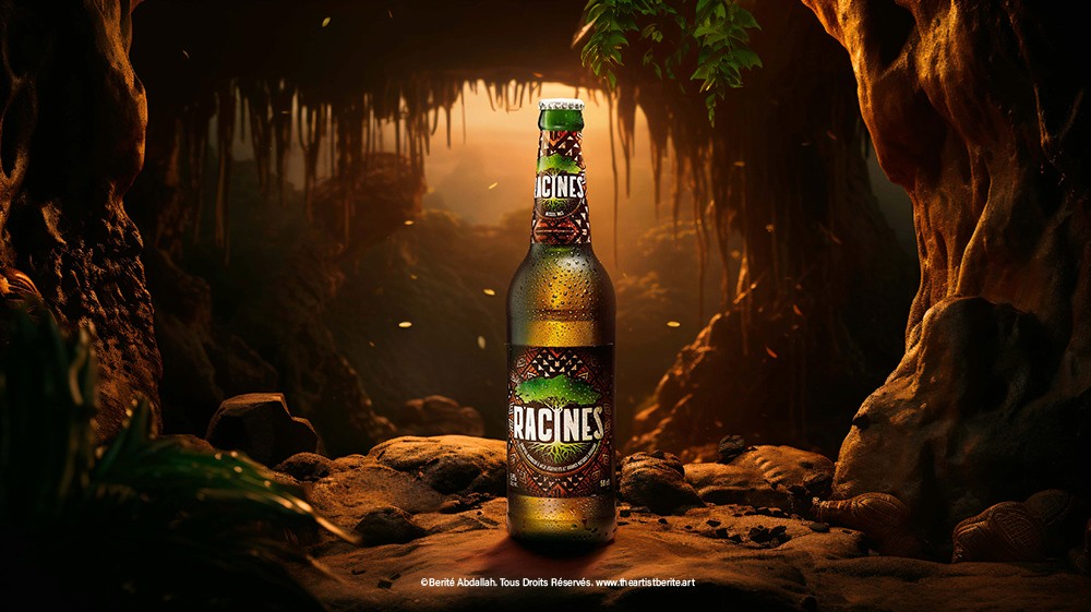 Packshot Bouteille Racine.© Berité Abdallah