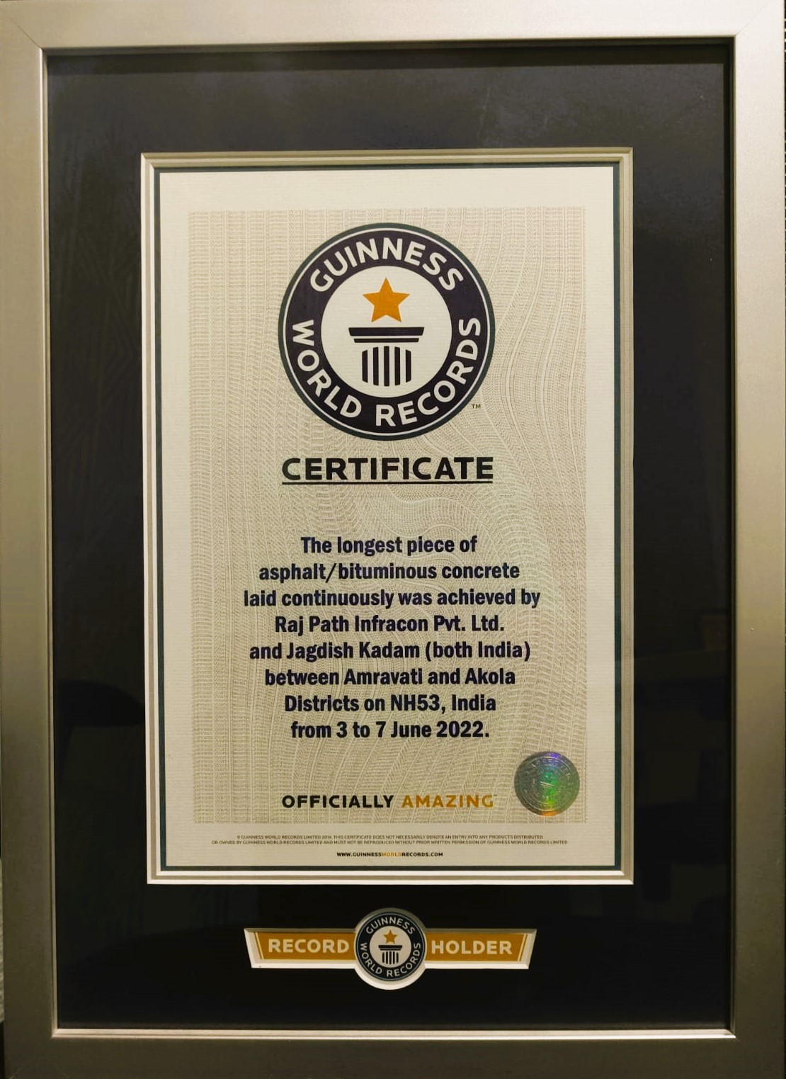 Guinness World Record — 105 Hours