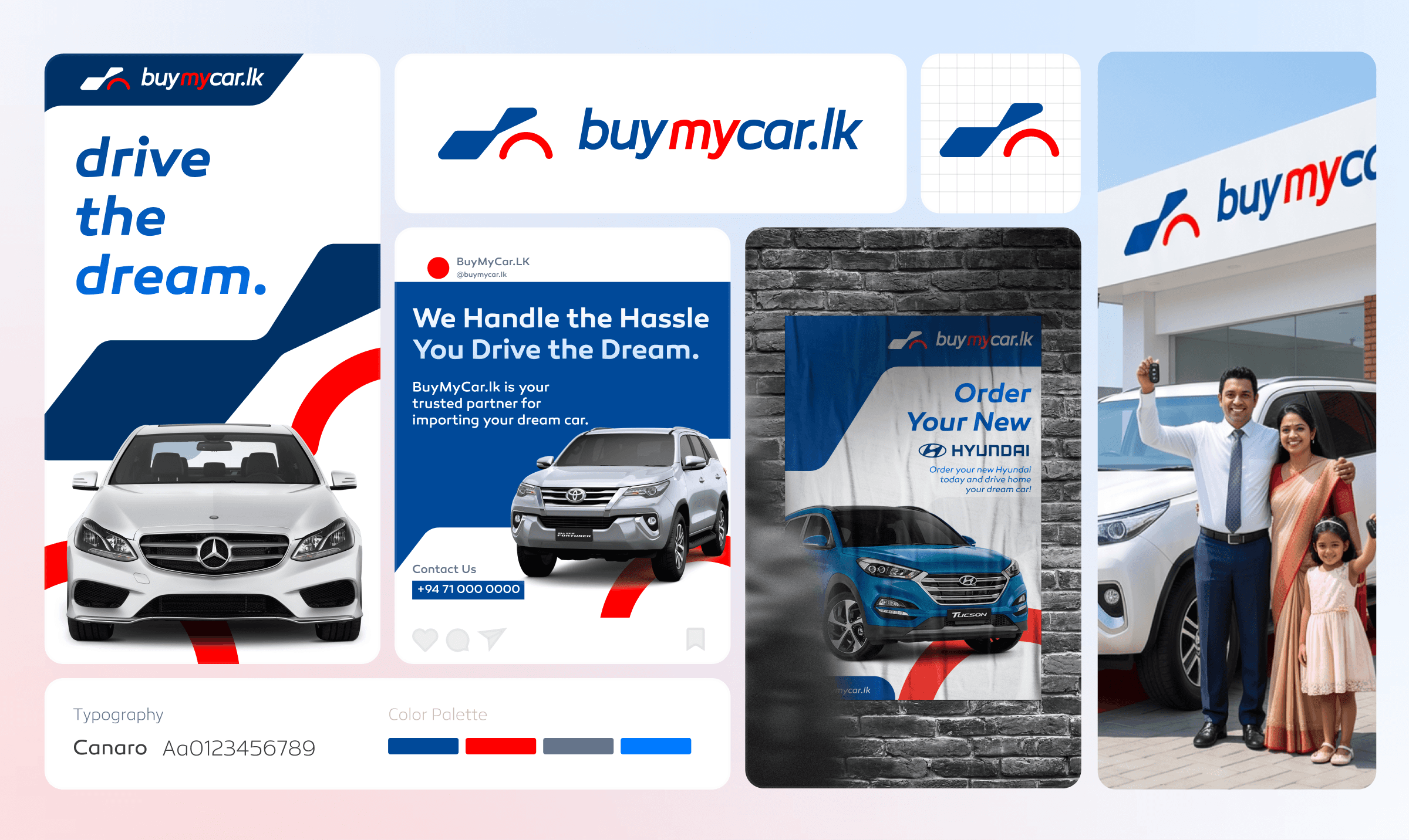 BuyMyCar.lk brand board