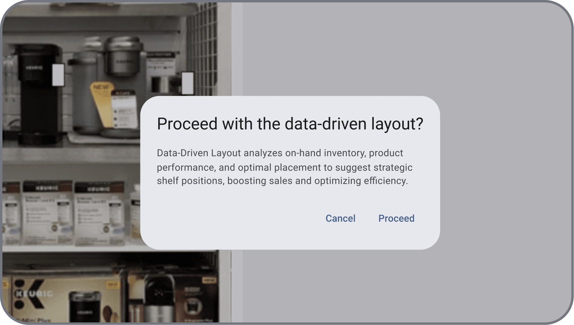 An accessibility breakdown showing the use of standardized dialog overlays and familiar platform interactions to ensure a predictable and frictionless user experience.