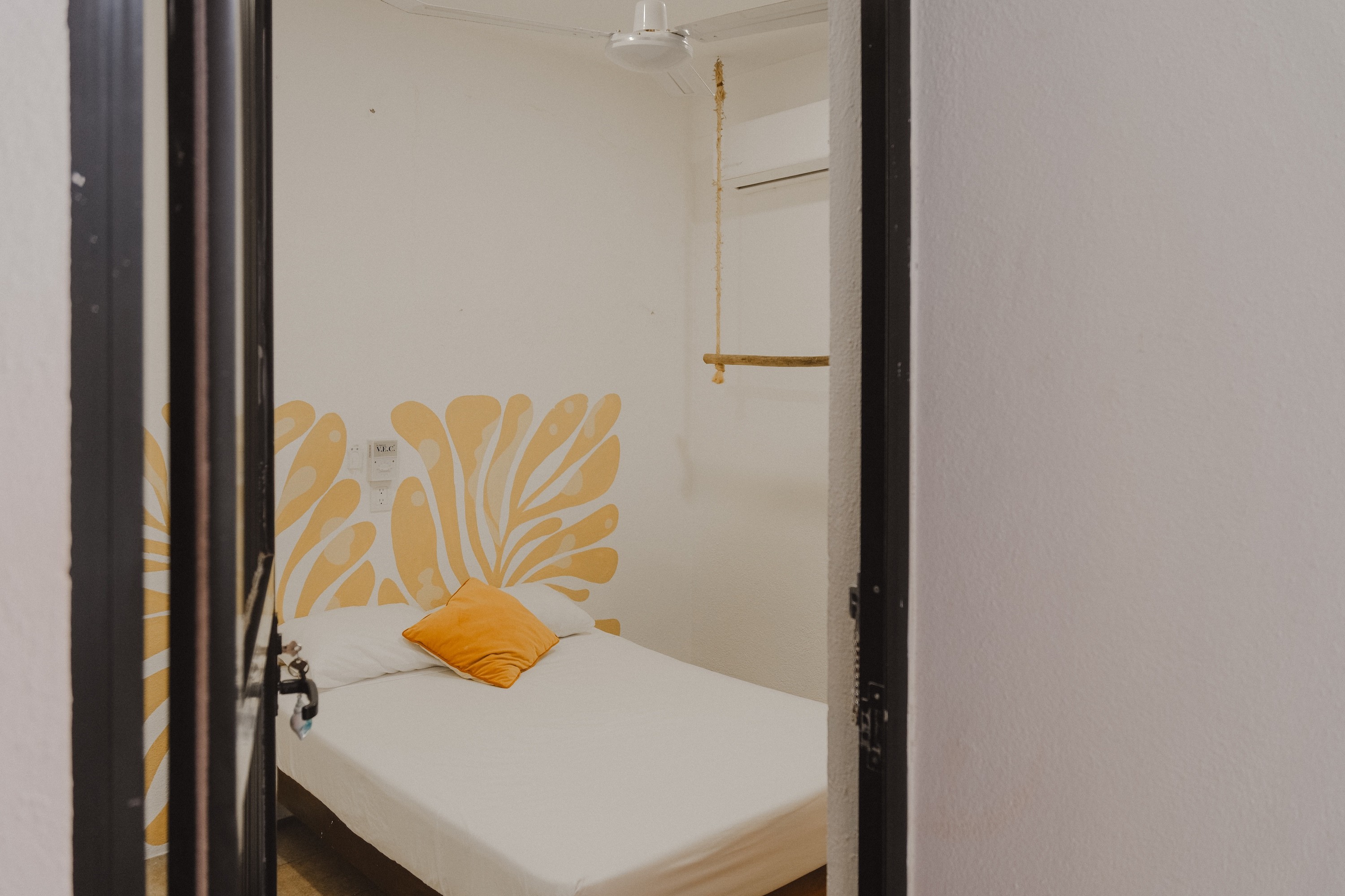 Outdoor view of double room