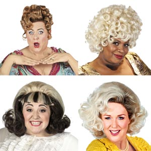 The ladies of Hairspray UK Tour 2015-16:- Tony Maudsley, Brenda Edwards, Freya Sutton and Claire Sweeney. 