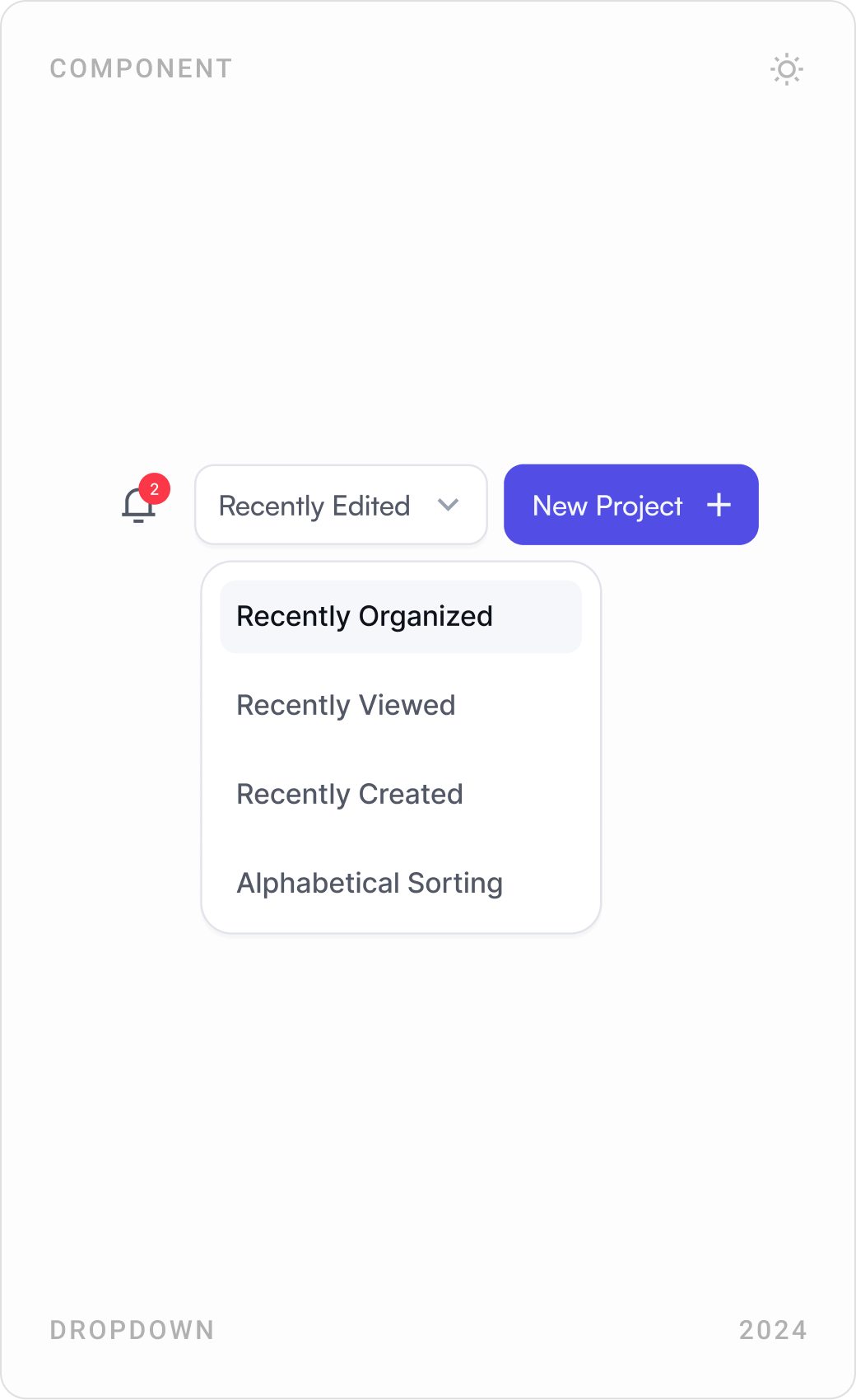 Structured Dashboard Shortcut Component Design