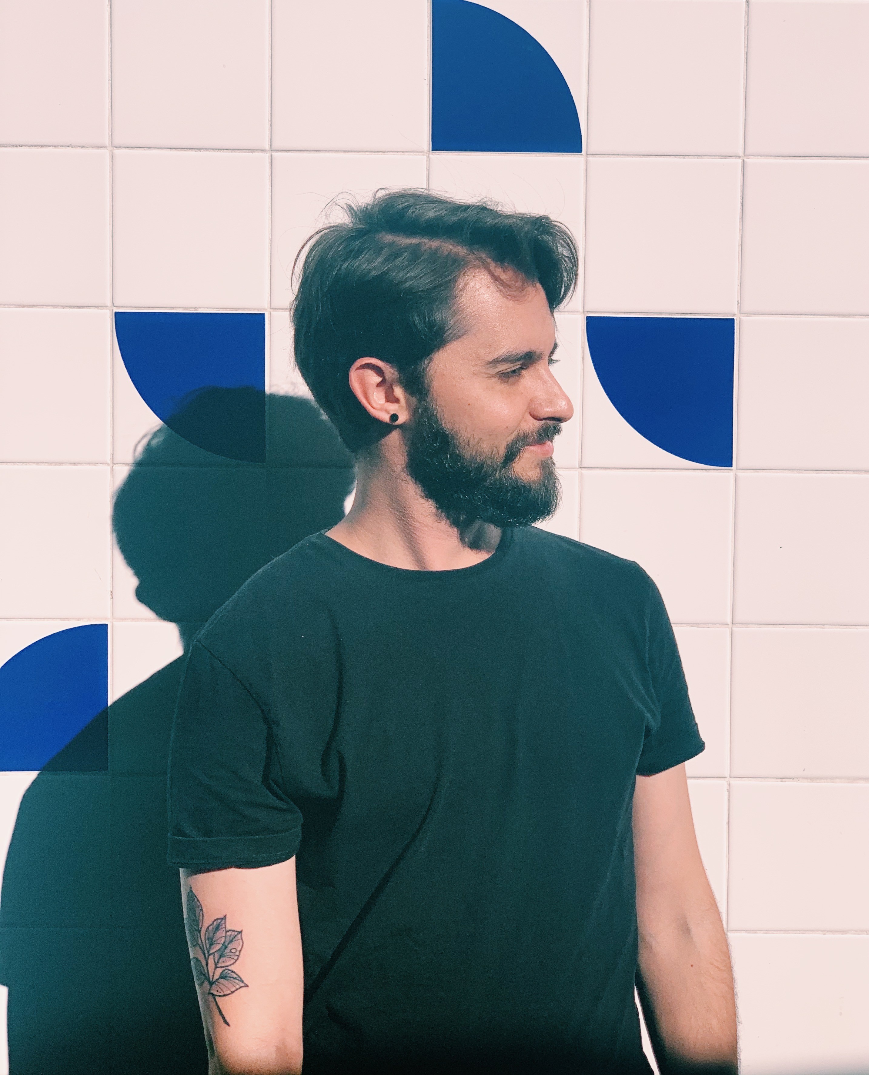 Portrait of portfolio creator – front view