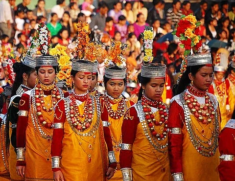 Traditional cultural procession