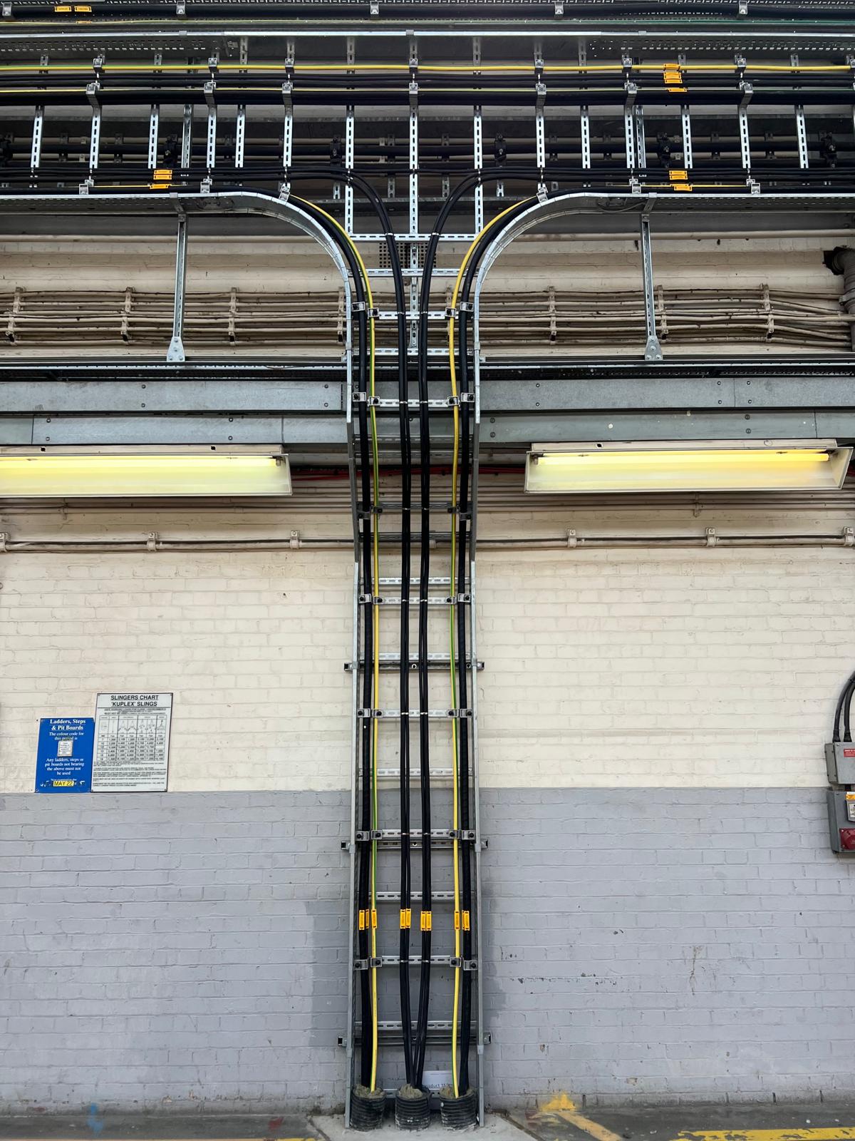 An electrical rail project completed by DPH