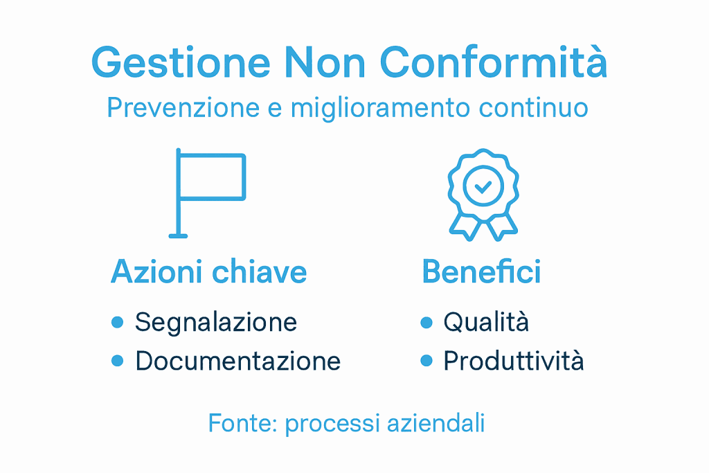 Gestione delle non conformità: una panoramica illustrata