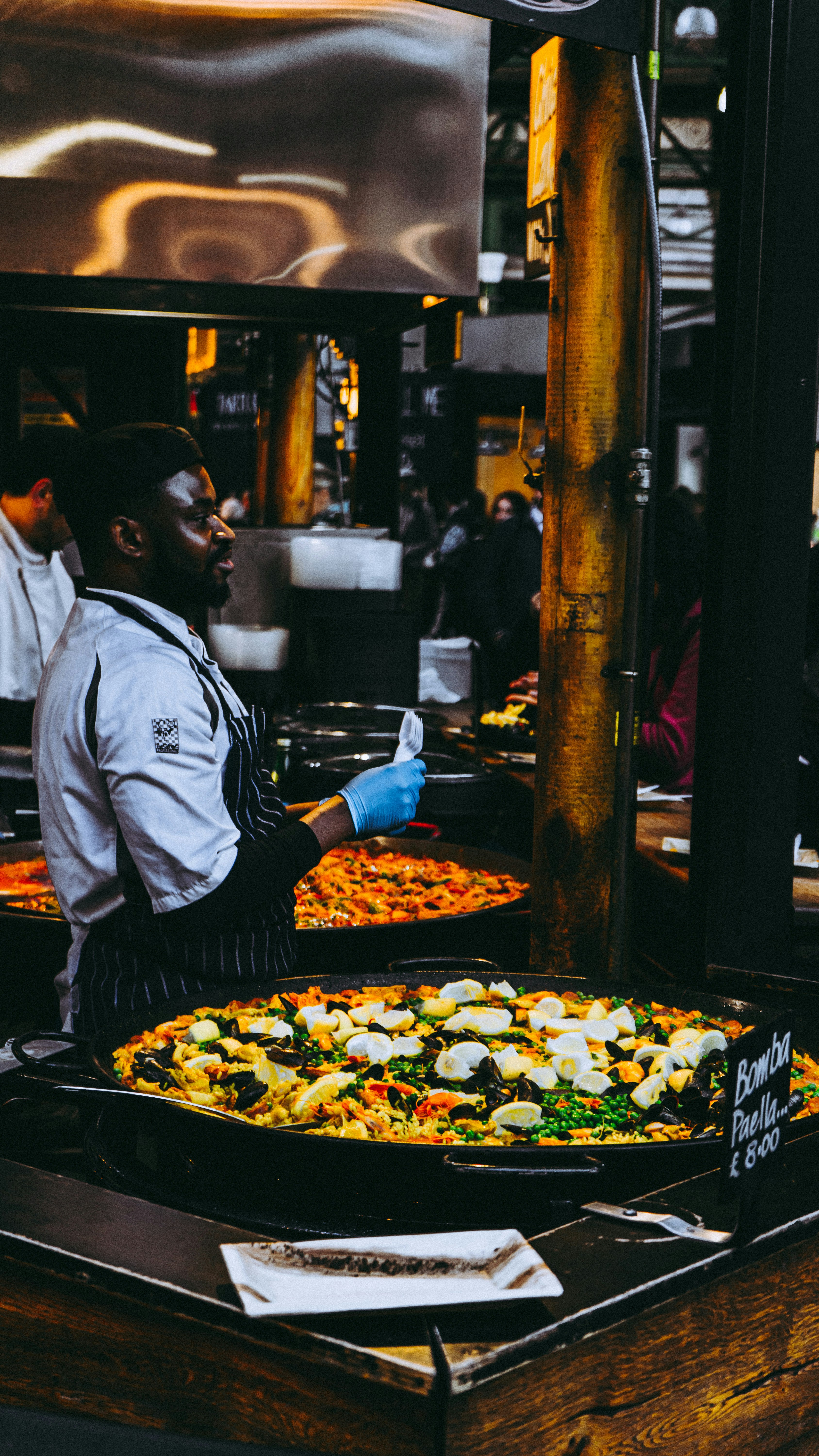 chef preparing food