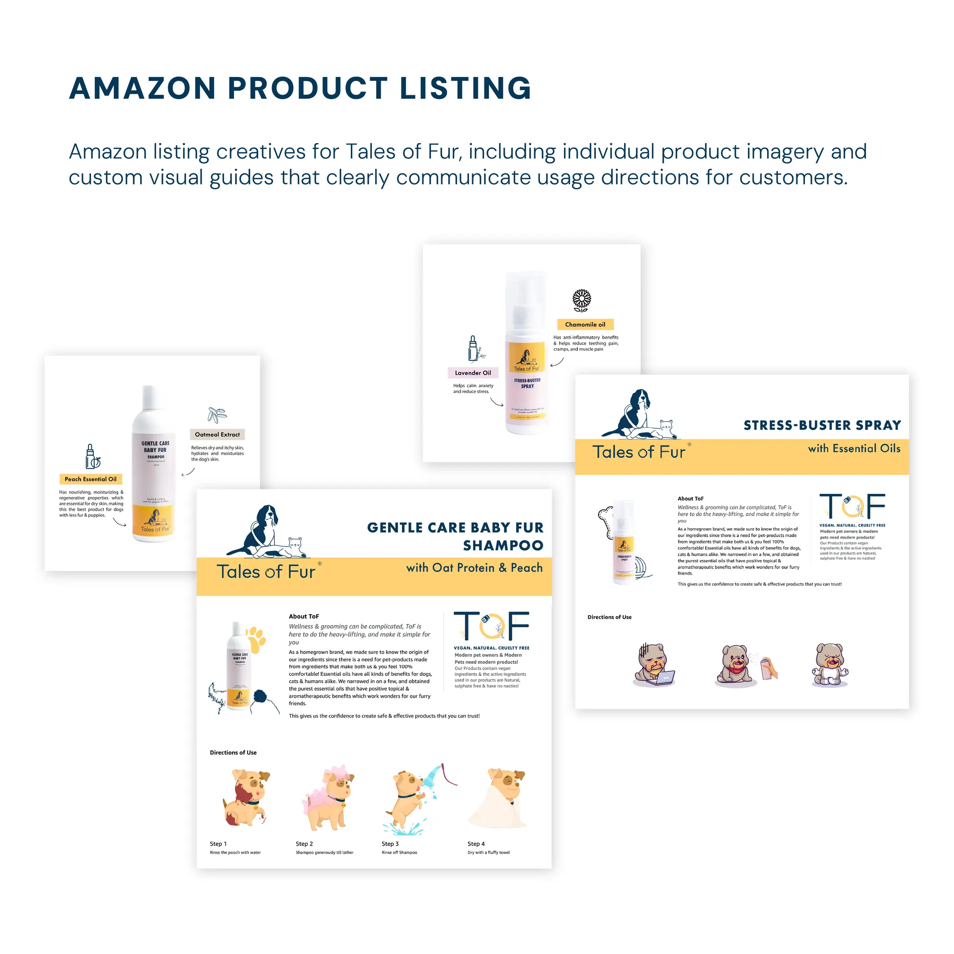 Amazon Product Listing for Tales of Fur