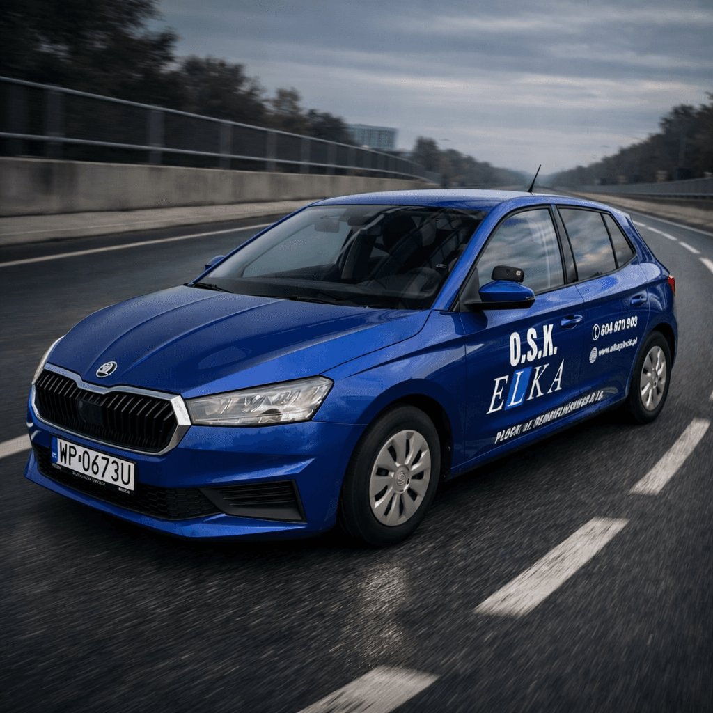 Instruktorski samochód OSK Elka – nauka jazdy z doświadczoną kadrą