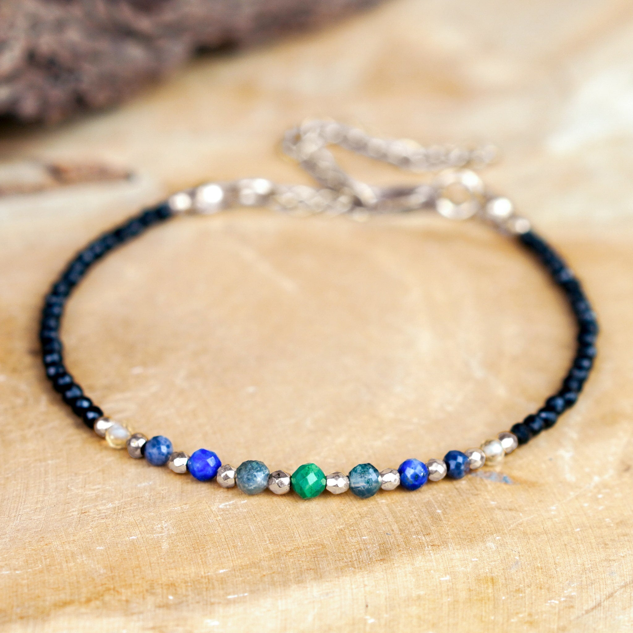 Bransoletka dla niej znak zodiaku Byk naturalne kamienie minerały