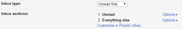 How to display unread emails first in Gmail