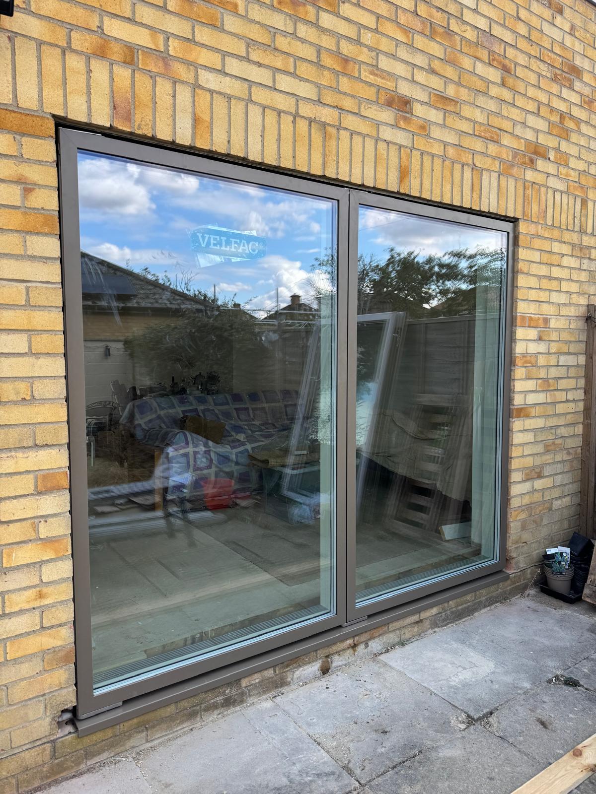 Traditional painted timber window
