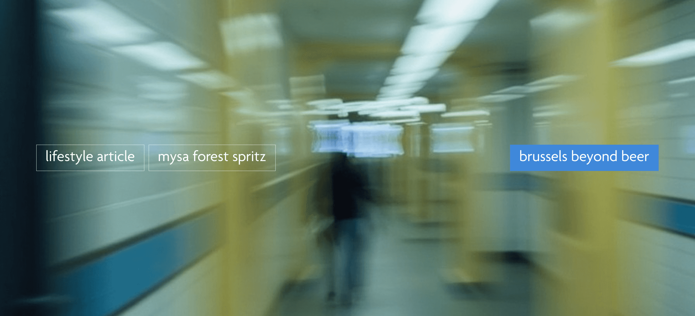 brussels metro station late afternoon