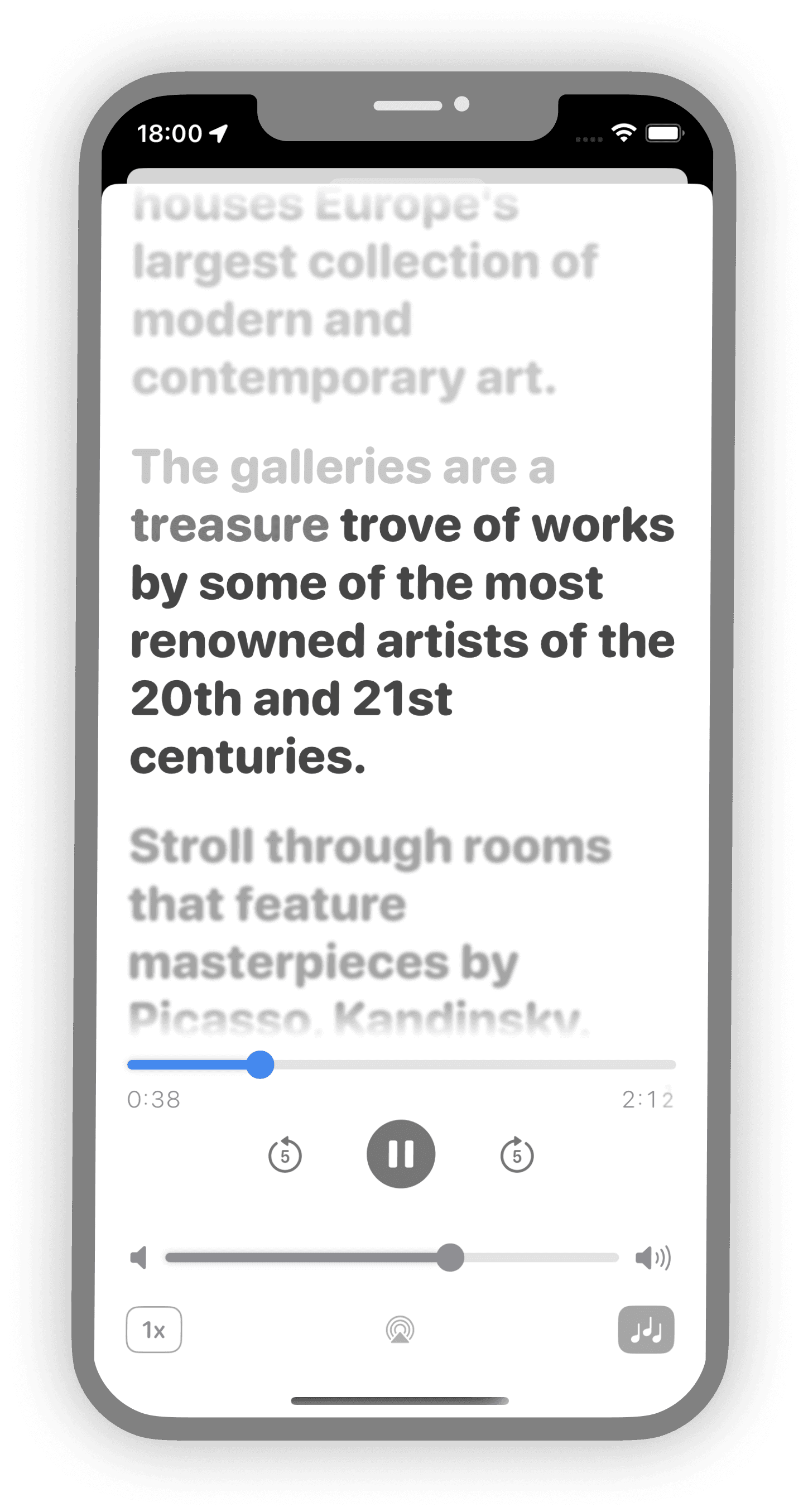 Audioguide feature illustration